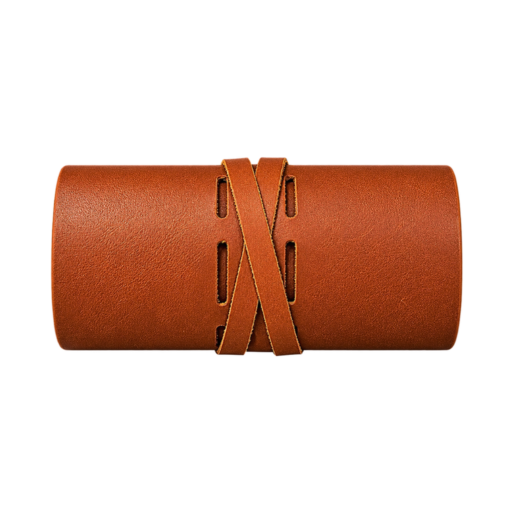 Northwind full-grain leather tech roll