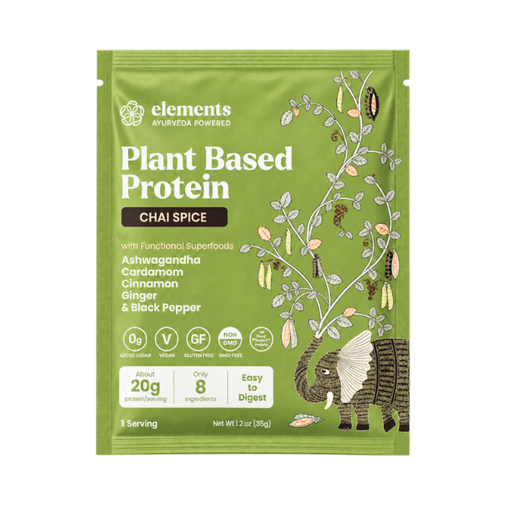 Elements Truffles Chai Spice plant-based protein single serve
