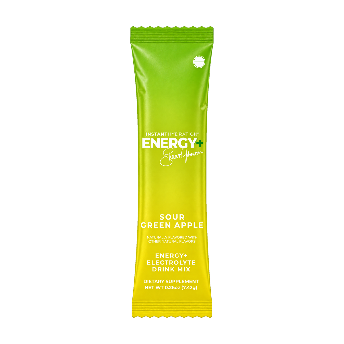 Instant Hydration Energy+ electrolyte drink mix, Sour Green Apple