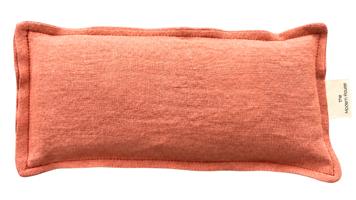 The Modern Pause weighted linen eye pillow, assorted colors