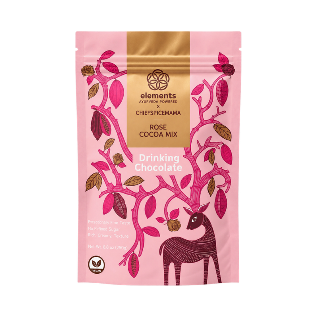 Elements Truffles Rose Drinking Chocolate pouch