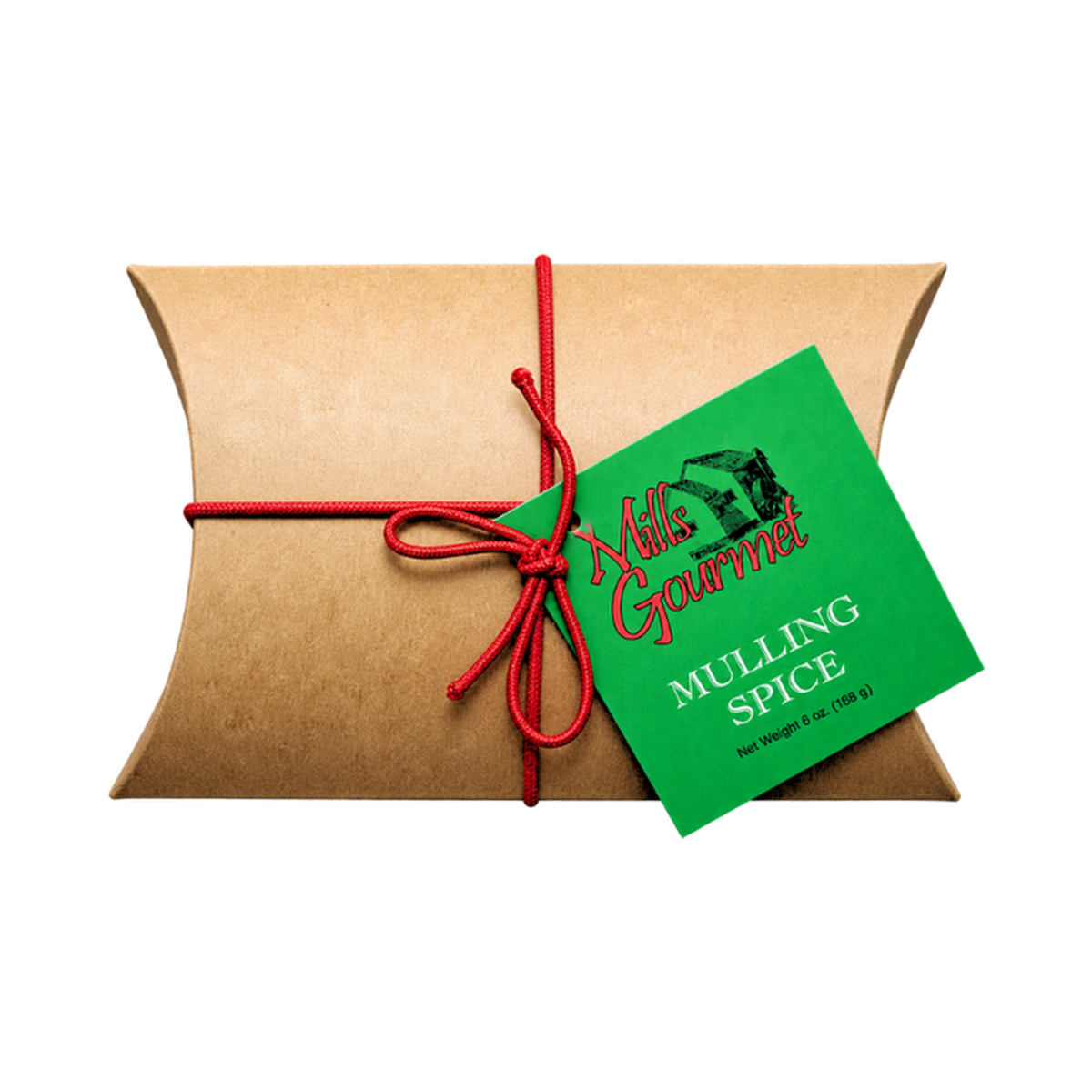 Mills Gourmet Mulling Spice in a kraft pillow box