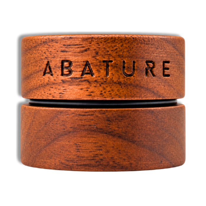 Abature Champagne Lip Butter in a wooden jar
