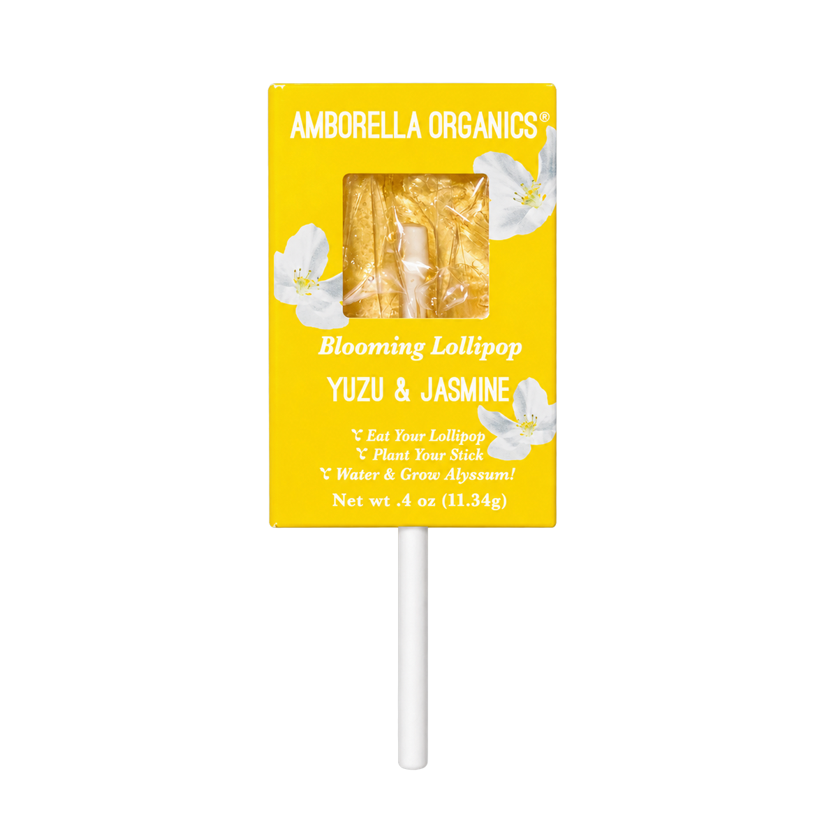 Amborella Organics blooming lollipop, Yuzu and Jasmine