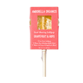Amborella Organics seed-bearing lollipop, Grapefruit and Hops