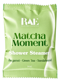 RAE Matcha Moment shower steamer with bergamot, green tea and sandalwood