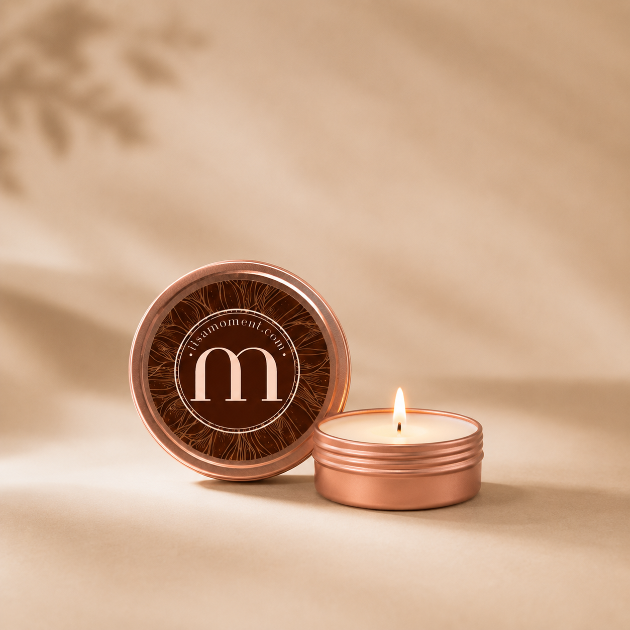 Hand-poured 2 oz artisan candle for employee appreciation gifting
