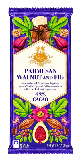 Vosges Parmesan, Walnut & Fig Dark Chocolate Bar | 3 oz