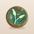 Calmware Grounding Stone | Green Leaf