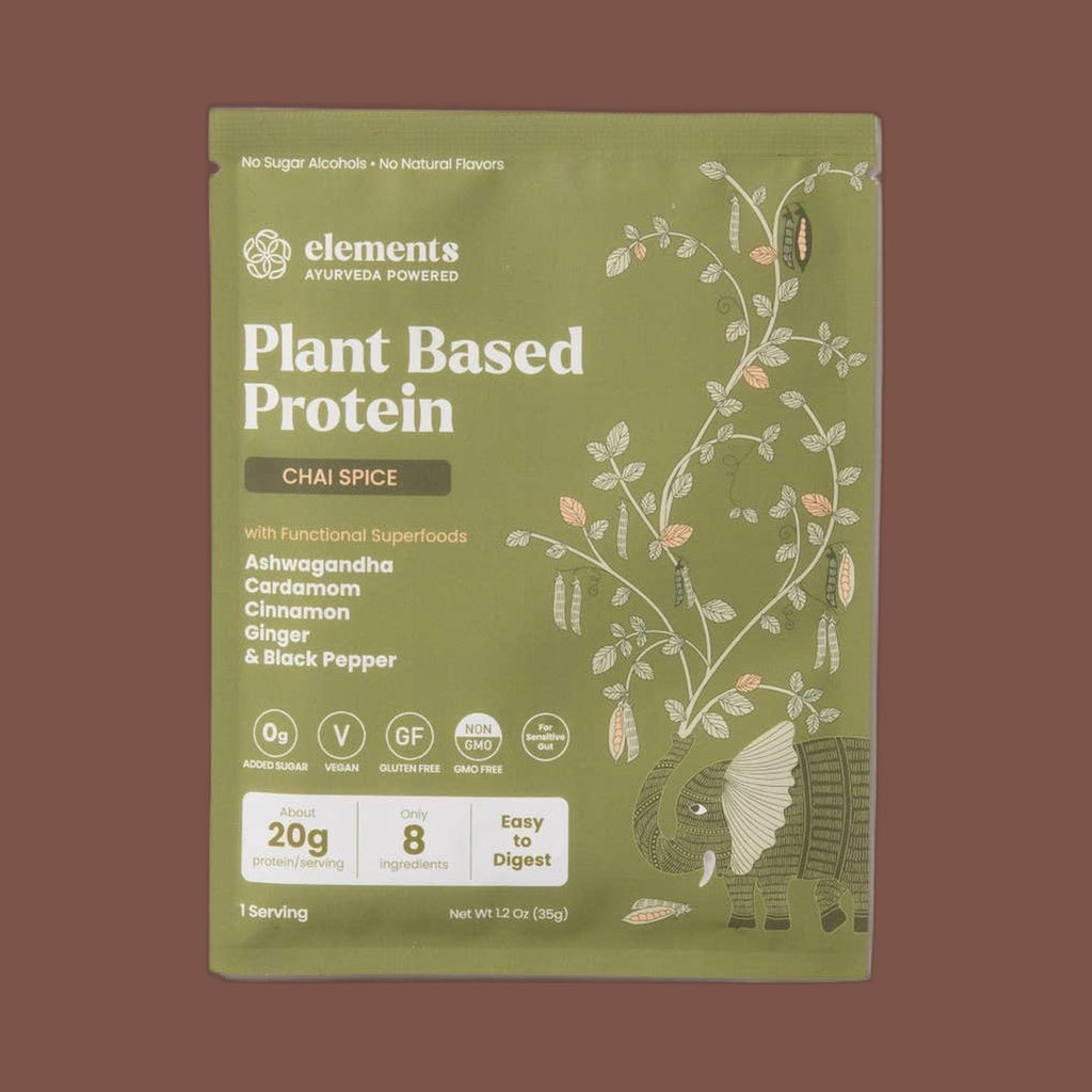 Elements Truffles Chai Spice plant-based protein single-serve packet, view 2