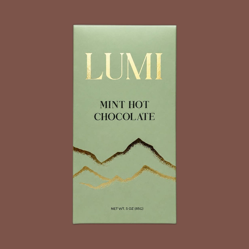 LUMI Classic Mint Hot Chocolate, 3 oz box, view 2