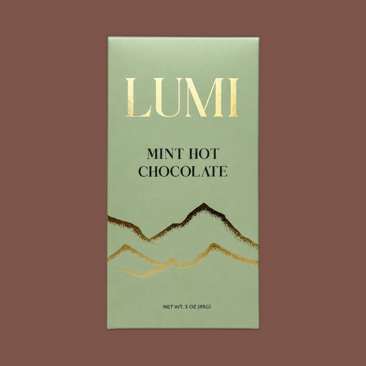 LUMI Classic Mint Hot Chocolate, 3 oz box, view 2